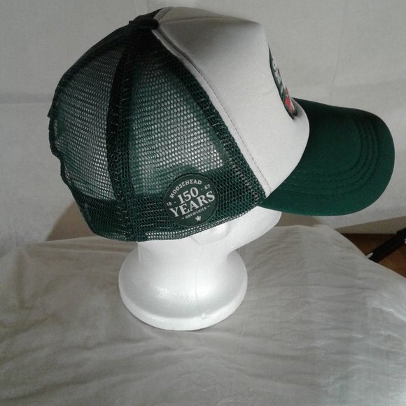 Truckers style meshed adjustable ball cap moosehead beer NWT - Picture 4 of 9